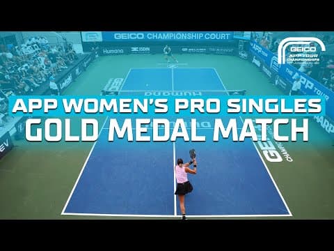 Top-Ranked Sofia Sewing Faces Breakout Player Seone Mendez in Women's Pro Singles Gold Medal Match