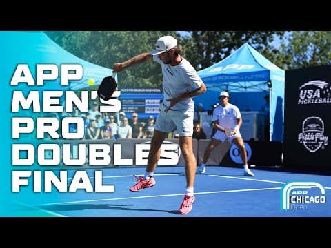 Men's Pro Doubles Final - Will Howells & Jack Munro vs. Erik Lange & Max Manthou | APP Chicago Open