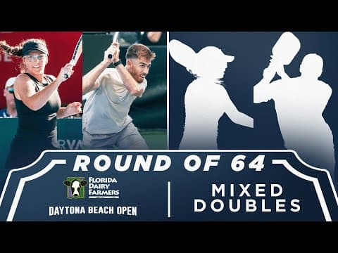Rachel Rohrabacher/Federico Staksrud vs Serra Courteau at Florida Dairy Farmers Daytona Beach Open