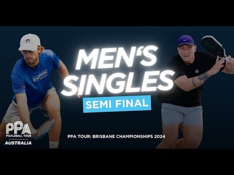 Mitch Hargreaves v Zachary Grabovic (Semi Final) at the PPA Tour Brisbane Championship 2024