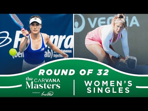 Genie Bouchard vs Nicole Conard at the The Carvana Masters