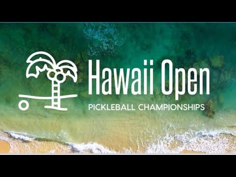 Malia Lum/Jamie Haas 3rd game Gold Medal match @2024 Hawaii Open in Kona, HI. @teamlumpickleball