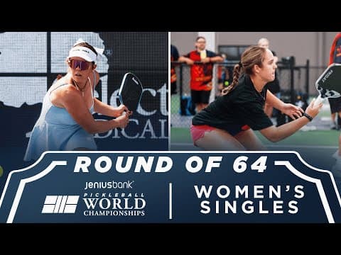 Jorja Johnson v Emma Nelson at the Jenius Bank Pickleball World Championships