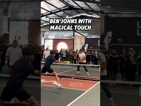 Ben Johns with the magical touch in pickleball, Deceptive dink #pickleball #pickleballtips