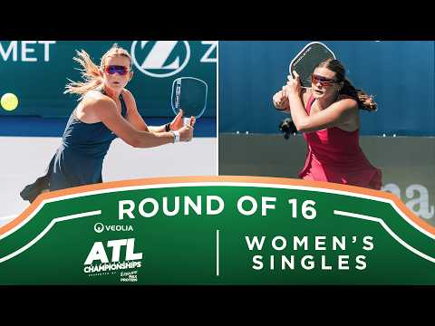Kate Fahey v Cailyn Campbell at the Veolia Atlanta Pickleball Championships