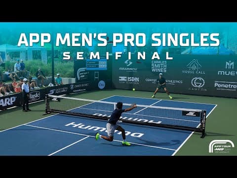 Men's Pro Singles Semifinal - Ammar Wazir vs. John Cangelosi at the AARP Open | APP Tour