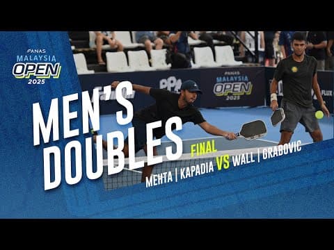 Mehta/Kapadia vs Grabovic/Wall - Men's Doubles Final | Panas Malaysia Open 2025