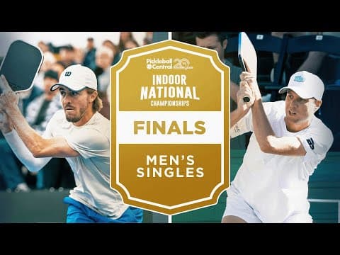 Hunter Johnson vs Christopher Haworth at the Pickleball Central Indoor National Championships