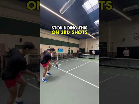Do this on your footwork! #pickleballtips #pickleball