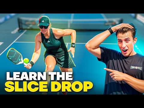 Mari Humberg Teaches The Third Shot Slice Drop in Pickleball