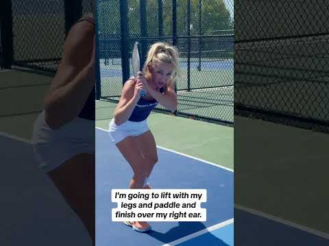 Who wants a two-handed dink?✋Watch this video from our sponsored pro Allyce Jones #pickleball
