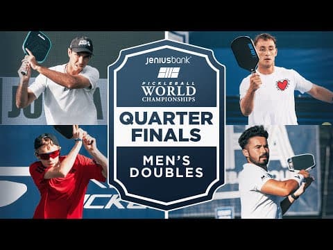 Johnson/Klinger v Frazier/Khlif at the Jenius Bank Pickleball World Championships
