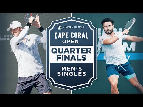 Christian Alshon vs Noe Khlif at the Zimmer Biomet Cape Coral Open