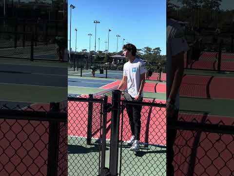 Pickleball Pros Practicing: Ana Bright, Gabe Tardío, Fahey and Patriquin