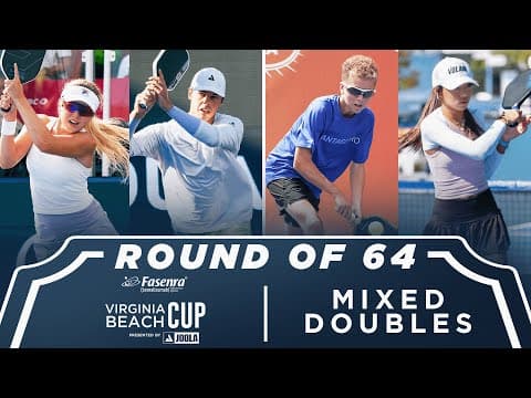 Waters/Johns v Yeh/Chaffin at the Fasenra Virginia Beach Cup presented by Joola