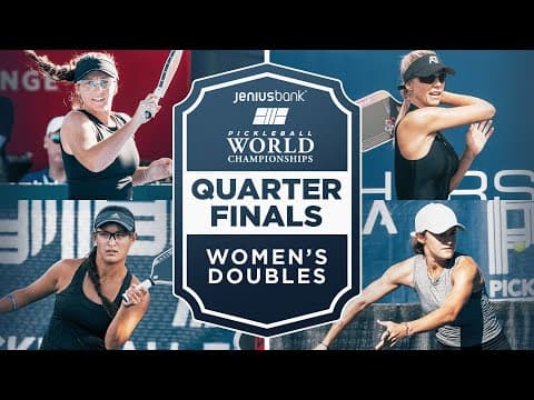 Rohrabacher/Kawamoto v Dizon/Schneemann at the Jenius Bank Pickleball World Championships