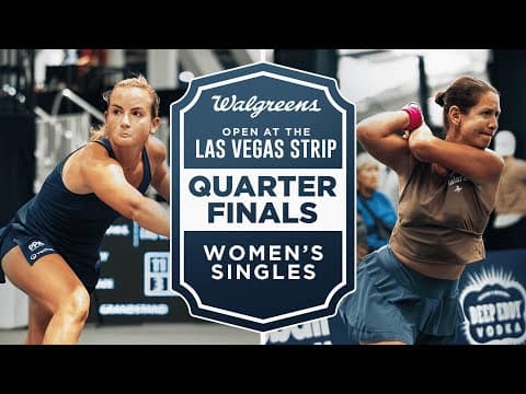 Kate Fahey v Salome Devidze at the Walgreens Open at the Las Vegas Strip