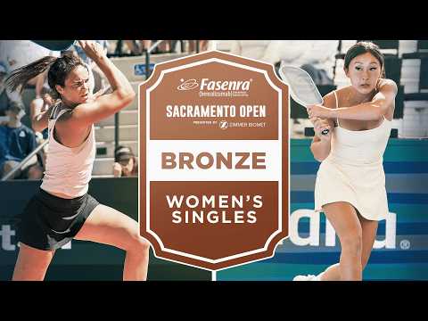 Lea Jansen v Kiora Kunimoto at the Fasenra Sacramento Open