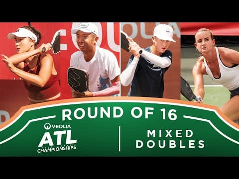 Bright/Duong v Fahey/Patriquin at the Veolia Atlanta Pickleball Championships