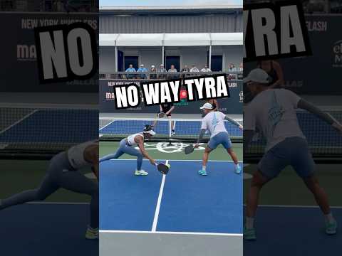Hurricane Tyra Black makes an incredible save to win the point ⚡️