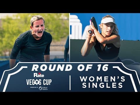 Kate Fahey v Hannah Blatt at the Rate Vegas Cup presented by Holland America