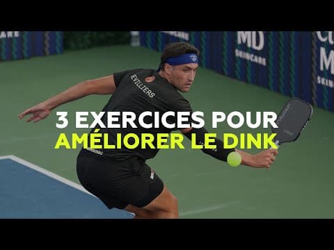 PICKLEBALL: 3 EXERCICES POUR AMÉLIORER SON DINK LONGUE LIGNE