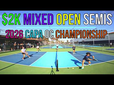 $2K Mixed Open Semifinals | Quinones-Garcia (5.7) / Improta (5.0) vs Tsai (5.4) / Chew (5.2) CAPA
