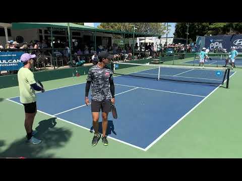 Pablo Tellez & Federico Staksrud VS Nico Montoya & Michael Loyd Mens Pickleball PPA Newport Beach