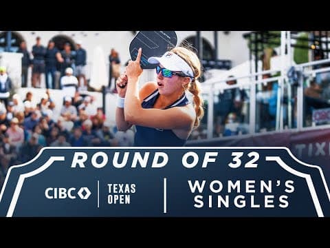 Anna Leigh Waters v Cailyn Campbell at the CIBC Texas Open