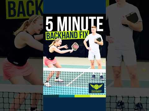 5-Minute Backhand Breakthrough?