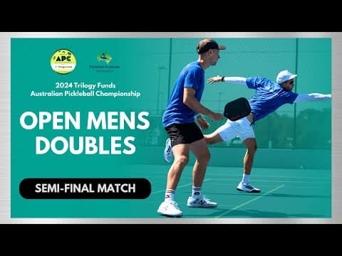 Open Men's Doubles - Semi Final