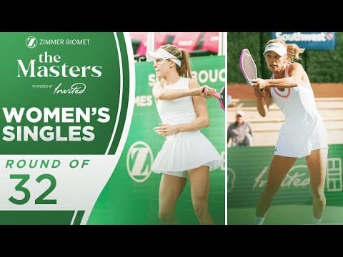 Genie Bouchard v Hannah Blatt at the Zimmer Biomet Masters