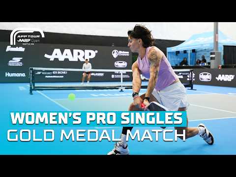 Women’s Pro Singles Gold Medal Match - Kat Stewart vs. Bobbi Oshiro at the AARP Open | APP Tour