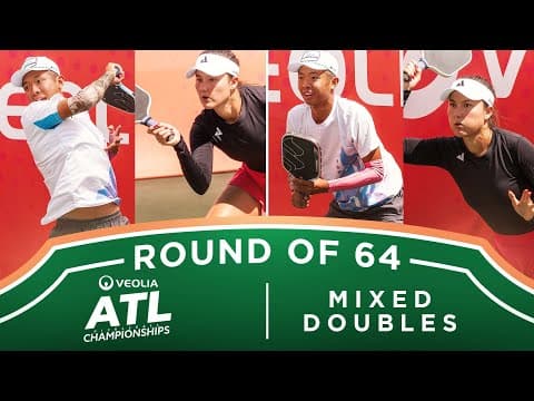 Bright/Duong v Rives/Medina Alvarez at the Veolia Atlanta Pickleball Championships