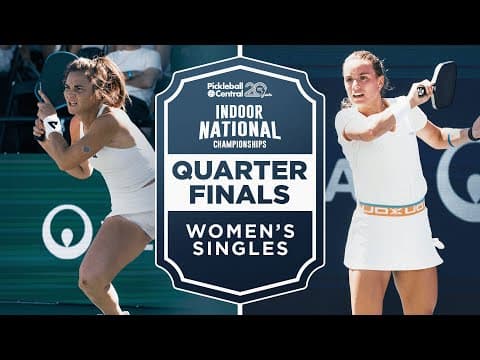 Lea Jansen vs Judit Castillo at The Pickleball Central Indoor National Championships | PPA Tour