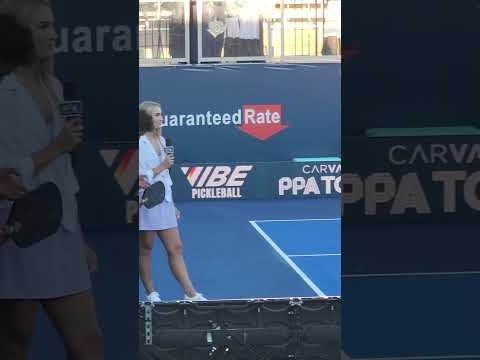 Is he flirting? 👀 Aanik Lohani at PPA Tour Las Vegas 2023