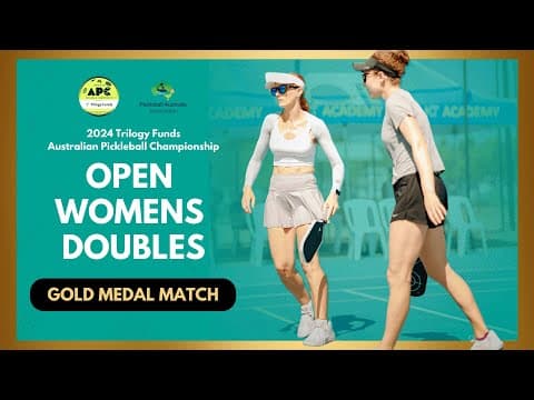 Open Women's Doubles - Gold Medal Final